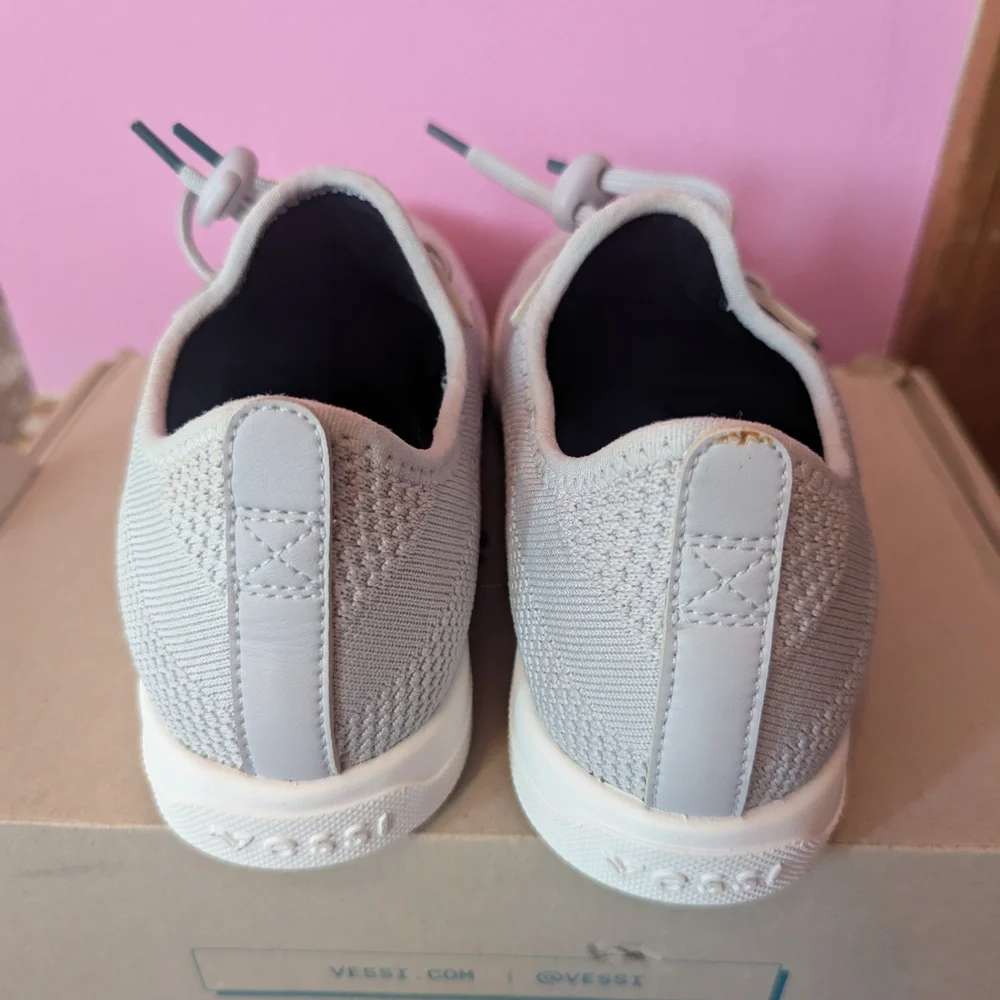 Vessi Kids Waterproof Sneakers - Gray - Picture 4 of 5